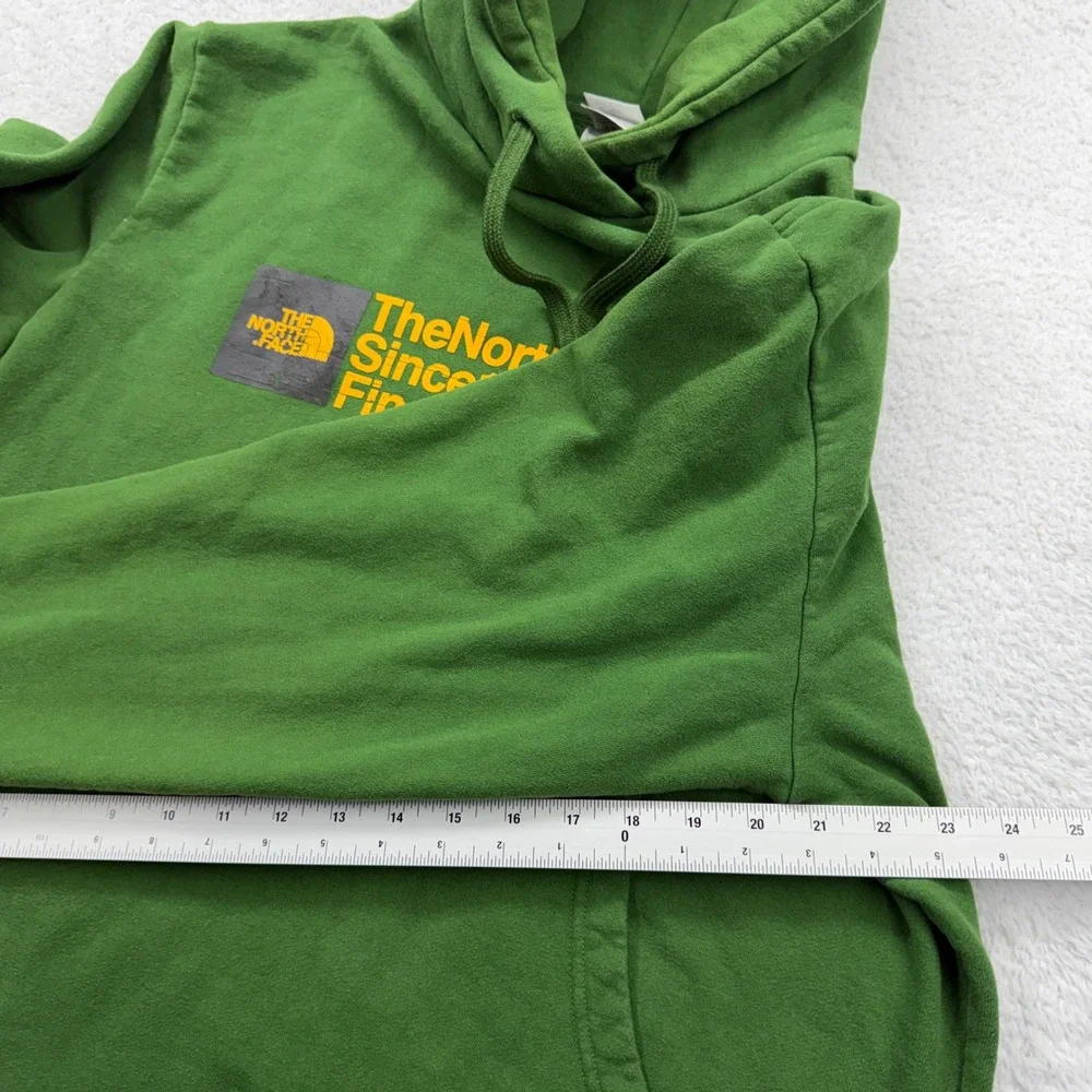 The North Face Mens Green Fine‎ Alpine Equipment Graphic Pullover Hoodie Large